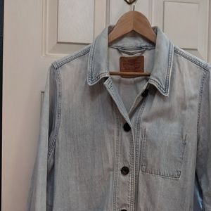 LEVI'S Denim Chore Coat | Red Label | Light Wash Jacket | Workwear, Sz XL